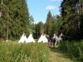 Cestou do tábora Bobří stopy v Těšnově na Liberecku