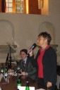 Socioložka Jiřina Šiklová hovoří na výročním Setkání 2008 k zástupcům členských sdružení České rady dětí a mládeže.