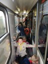 Jízdu vlakem pro větší skupinu dětí a mladých lidí bude od března 2015 nutno objednat předem (ilustrační foto Junák - Jednička Pardubice)