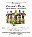 Konference Fenomén Foglar z hlediska vědy o náboženství - 13. 5. 2017 v Praze 4 (plakát)