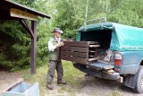 Dáváme sbohem odpadkovým košům v lese (NP České Švýcarsko)